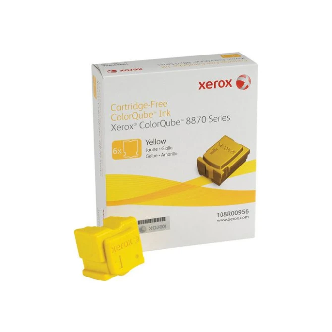 Xerox ColorQube 8870 17 3K geel (doos 6 stuks) Xerox ColorQube 8870 17 3K geel (doos 6 stuks)