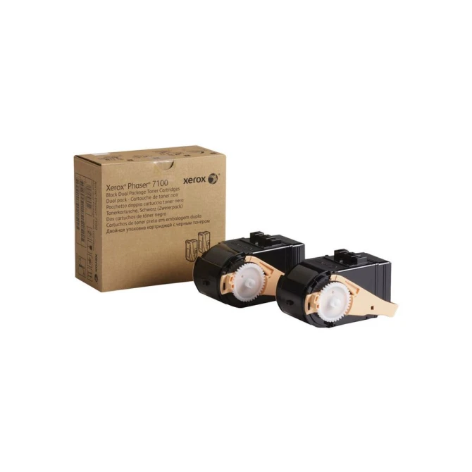 Xerox Phaser 7100 Toner 2 Pack Zwart (pak 2 stuks) Xerox Phaser 7100 Toner 2 Pack Zwart (pak 2 stuks)
