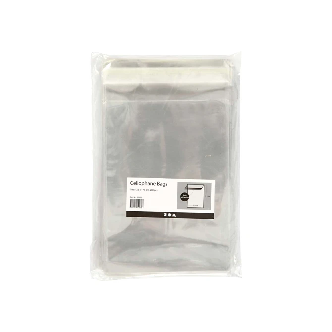 Creotime Cellofaan zakjes 17.3 x 12.3 cm (pak 200 stuks)