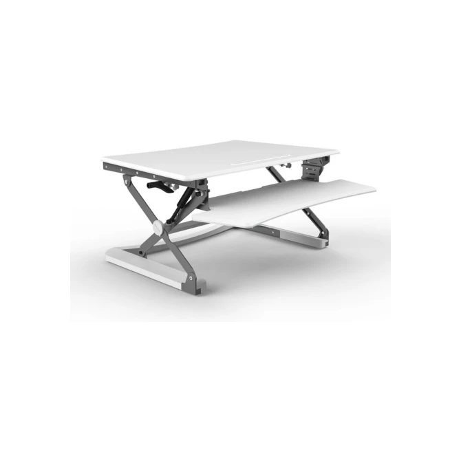 Zit-Sta Werkplek Extra Groot Instelbare Hoogte 150 - 500 mm Wit Zit-Sta Werkplek Extra Groot Instelbare Hoogte 150 - 500 mm Wit