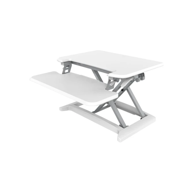 Zit-Sta Werkplek Klein Instelbare Hoogte 120 - 450 mm Wit Zit-Sta Werkplek Klein Instelbare Hoogte 120 - 450 mm Wit