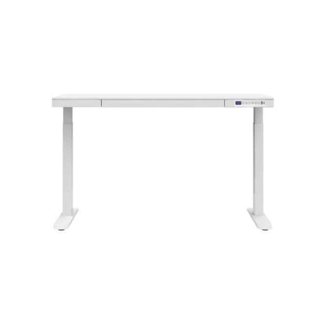 Zit-Sta werkplek 140x70 whitew eiken wit