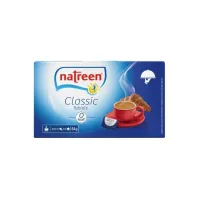 Natrena Classic Zoetstof Tabletten. Portieverpakking (2 doosjes met elk 500 sachtes á 2 zoetjes) Natrena Classic Zoetstof Tabletten. Portieverpakking (2 doosjes met elk 500 sachtes á 2 zoetjes)