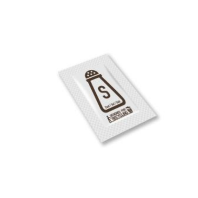 PPE Zoutzakje Portieverpakking 1 g (pak 1000 stuks) PPE Zoutzakje Portieverpakking 1 g (pak 1000 stuks)