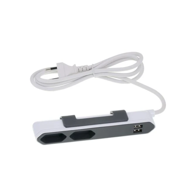 allocacoc PowerBar 2x EUR 2x USB 15 m