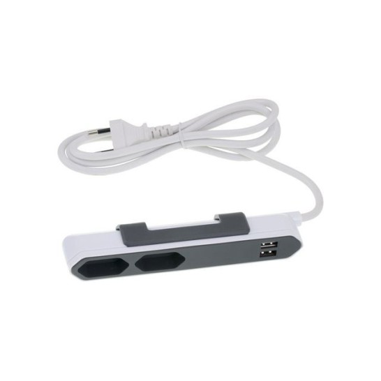 allocacoc PowerBar 2x EUR 2x USB 15 m