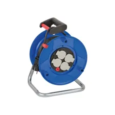 brennenstuhl Kabelhaspel. 4-voudig. 25m. Blauw Zwart brennenstuhl Kabelhaspel. 4-voudig. 25m. Blauw Zwart