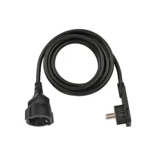 brennenstuhl Verlengsnoer Met Platte Stekker. 3 meter. Zwart brennenstuhl Verlengsnoer Met Platte Stekker. 3 meter. Zwart