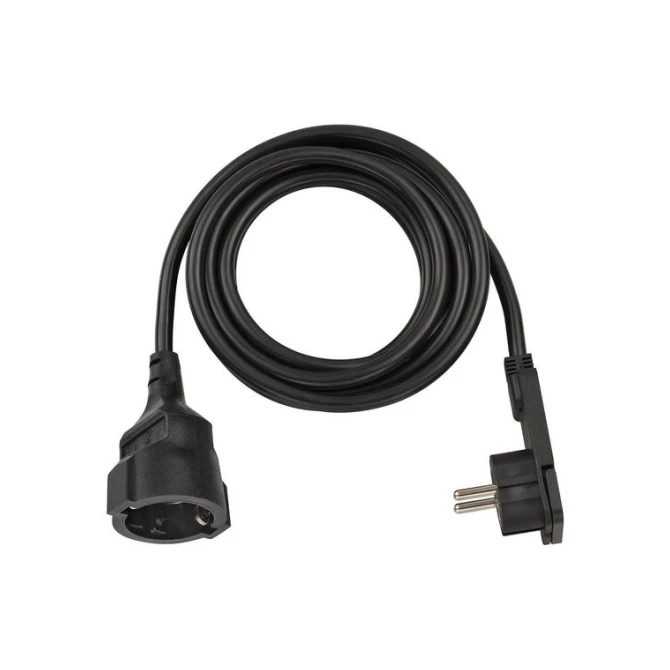brennenstuhl Verlengsnoer Met Platte Stekker. 3 meter. Zwart brennenstuhl Verlengsnoer Met Platte Stekker. 3 meter. Zwart