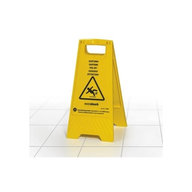 Westcott Waarschuwingsbord dubbel 5 talen geel