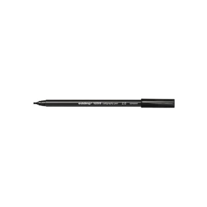 EDDING 1255 Calligraphy kalligrafiepen met vezelpunt zwarte inkt (doos 10 stuks) EDDING 1255 Calligraphy kalligrafiepen met vezelpunt zwarte inkt (doos 10 stuks)