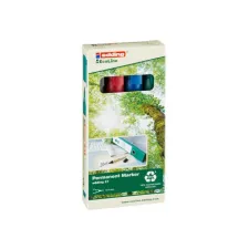 EDDING 21 EcoLine Permanente Marker Ronde Punt 15 - 3 mm Assorti (pak 4 stuks) EDDING 21 EcoLine Permanente Marker Ronde Punt 15 - 3 mm Assorti (pak 4 stuks)