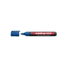 EDDING 300 Permanente Marker Ronde Punt 15 - 3 mm Blauw (pak 10 stuks) EDDING 300 Permanente Marker Ronde Punt 15 - 3 mm Blauw (pak 10 stuks)