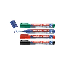 EDDING 360 Whiteboardmarker Ronde Punt 15 mm Assorti (pak 4 stuks) EDDING 360 Whiteboardmarker Ronde Punt 15 mm Assorti (pak 4 stuks)