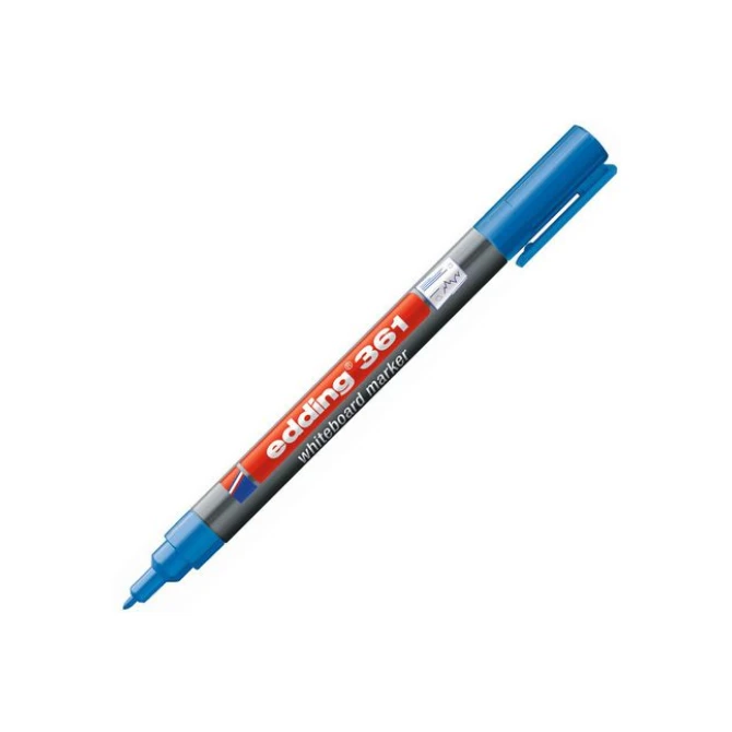 EDDING 361 Whiteboardmarker Ronde Punt 1 mm Blauw (pak 10 stuks)