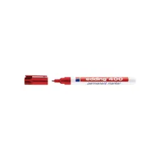 EDDING 400 Permanente Marker Ronde Punt 1 mm Rood (pak 10 stuks) EDDING 400 Permanente Marker Ronde Punt 1 mm Rood (pak 10 stuks)