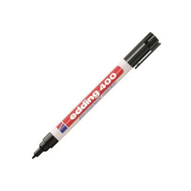 EDDING 400 Permanente Marker Ronde Punt 1 mm Zwart (pak 10 stuks) EDDING 400 Permanente Marker Ronde Punt 1 mm Zwart (pak 10 stuks)
