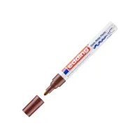 EDDING 750 merkstift permanente inkt middelgrote ronde punt 2 - 4 mm lijndikte bruin (pak 10 stuks)