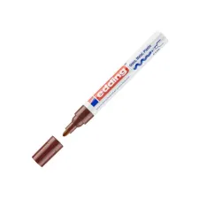EDDING 750 merkstift permanente inkt middelgrote ronde punt 2 - 4 mm lijndikte bruin (pak 10 stuks)