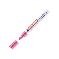 EDDING 750 merkstift permanente inkt middelgrote ronde punt 2 - 4 mm lijndikte roze (pak 10 stuks)