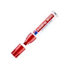 EDDING 800 Permanente Marker Beitelvormige Punt 4 - 12 mm Rood (pak 5 stuks)