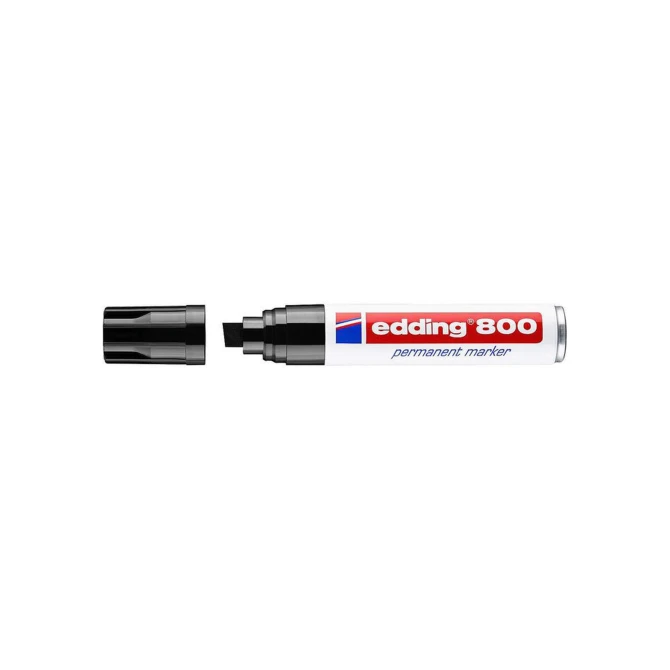 EDDING 800 Permanent marker 4-12mm Zwart (1 pak x 5 stuks)