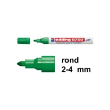 EDDING 8750 lakmarker ronde punt 2 - 4 mm lijndikte groen (doos 10 stuks)