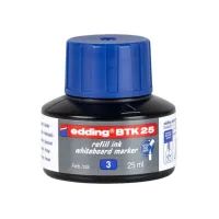 EDDING BTK 25-inktnavulling voor EDDING EcoLine 28 en 29 whiteboardmarkers blauw (fles 25 milliliter) EDDING BTK 25-inktnavulling voor EDDING EcoLine 28 en 29 whiteboardmarkers blauw (fles 25 milliliter)