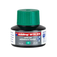 EDDING BTK 25-inktnavulling voor EDDING EcoLine 28 en 29 whiteboardmarkers groen (fles 25 milliliter) EDDING BTK 25-inktnavulling voor EDDING EcoLine 28 en 29 whiteboardmarkers groen (fles 25 milliliter)