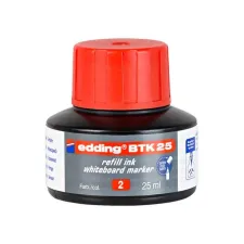 EDDING BTK 25-inktnavulling voor EDDING EcoLine 28 en 29 whiteboardmarkers rood (fles 25 milliliter) EDDING BTK 25-inktnavulling voor EDDING EcoLine 28 en 29 whiteboardmarkers rood (fles 25 milliliter)