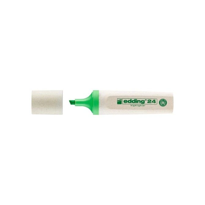 EDDING EcoLine 24 Markeerstift Beitelvormige Punt 2 - 5 mm Groen (doos 10 stuks) EDDING EcoLine 24 Markeerstift Beitelvormige Punt 2 - 5 mm Groen (doos 10 stuks)