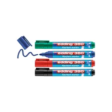 EDDING Flipover marker 380 15 - 3 mm assorti (pak 4 stuks) EDDING Flipover marker 380 15 - 3 mm assorti (pak 4 stuks)