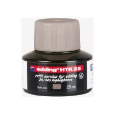 EDDING HTK-25 Inktnavulling Markeerstift 25ml Grijs (fles 25 milliliter)