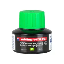 EDDING HTK-25 Inktnavulling Markeerstift 25ml Lichtgroen (fles 25 milliliter)