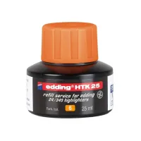 EDDING HTK-25 Inktnavulling Markeerstift 25ml Oranje (fles 25 milliliter)