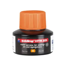 EDDING HTK-25 Inktnavulling Markeerstift 25ml Oranje (fles 25 milliliter)