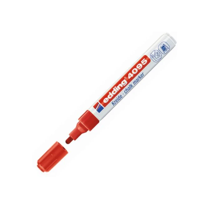 EDDING Krijtmarker 4095 2 - 3 mm rood EDDING Krijtmarker 4095 2 - 3 mm rood