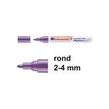 EDDING Lakmarker 750 2 - 4 mm violet (pak 10 stuks)