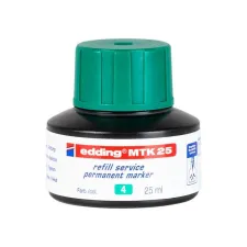 EDDING MTK 25 Inkt Permanent 25 ml Groen (fles 25 milliliter) EDDING MTK 25 Inkt Permanent 25 ml Groen (fles 25 milliliter)