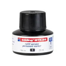 EDDING MTK 25-inktnavulling voor EDDING EcoLine 21 en 22 permanente markers zwart (fles 25 milliliter) EDDING MTK 25-inktnavulling voor EDDING EcoLine 21 en 22 permanente markers zwart (fles 25 milliliter)