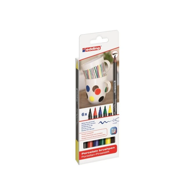 EDDING Porselein-pensteelstift 4200 (pak 6 stuks)