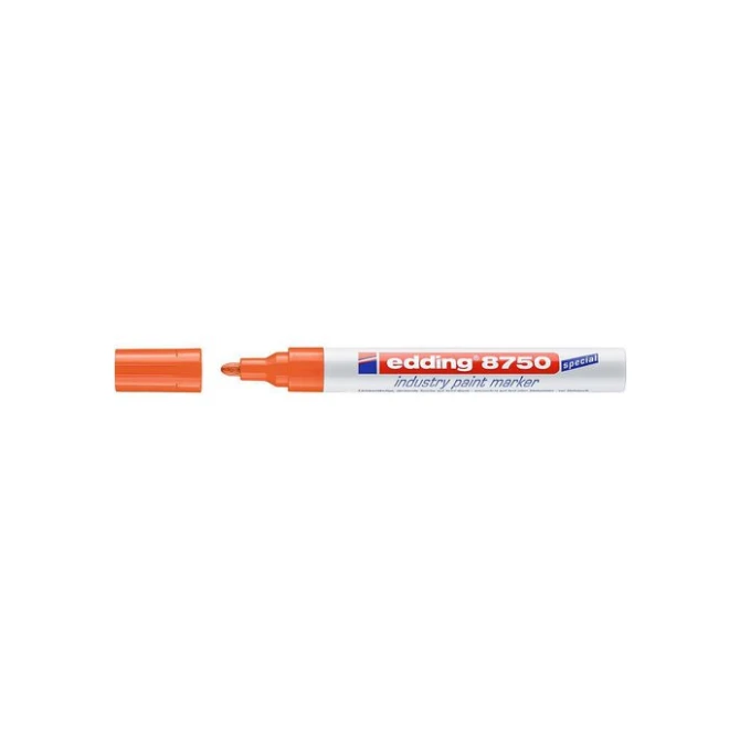 EDDING Viltstift Edding 8750 oranje /ds10 (doos 10 stuks) EDDING Viltstift Edding 8750 oranje /ds10 (doos 10 stuks)
