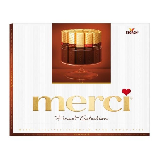 merci Chocolade assorti Finest Selection inhoud 250g (pak 250 gram)