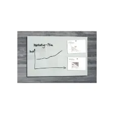 sigel Artverum Glasbord Magnetisch Beschrijfbaar Gehard Glas 650 x 1000 mm Wit