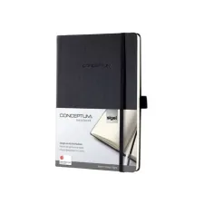 SIGEL Conceptum Classic Notitieboek 148 x 295 mm Gelinieerd Zwart