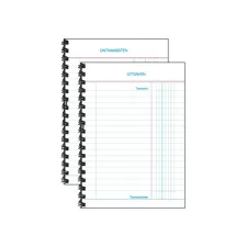 Sigel Expres Kasboek Spiraal A6 (1 stuk x 50 vellen)