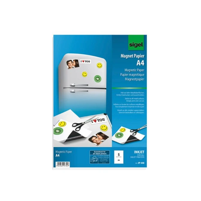 SIGEL Magnet Papier A4 inkjet (pak 5 vel) SIGEL Magnet Papier A4 inkjet (pak 5 vel)