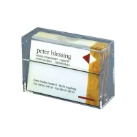 SIGEL Visitekaarthouder met deksel Plastic Sigva 110 100 kaartjes SIGEL Visitekaarthouder met deksel Plastic Sigva 110 100 kaartjes