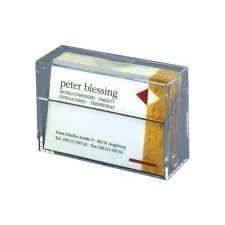 SIGEL Visitekaarthouder met deksel Plastic Sigva 110 100 kaartjes SIGEL Visitekaarthouder met deksel Plastic Sigva 110 100 kaartjes