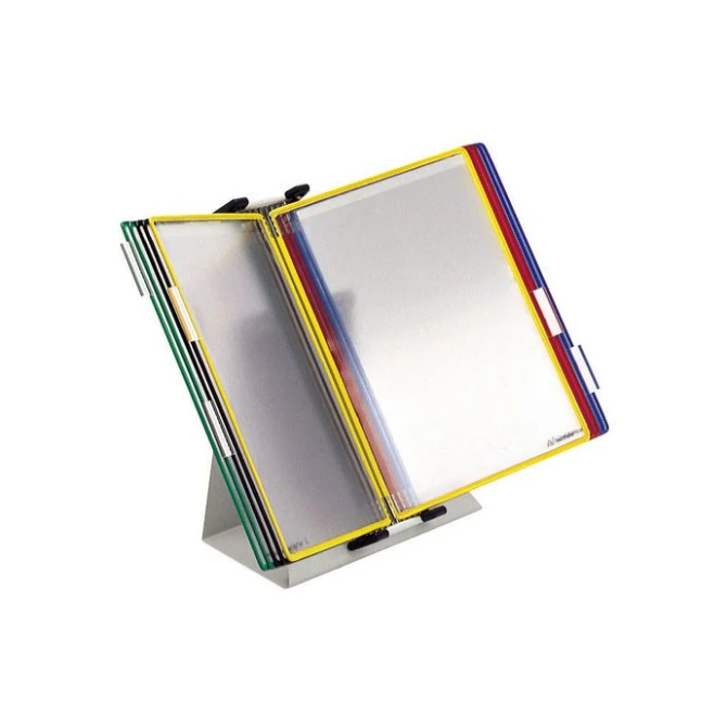 TARIFOLD Bureaustandaard Met 10 panelen Metaal Assorti
